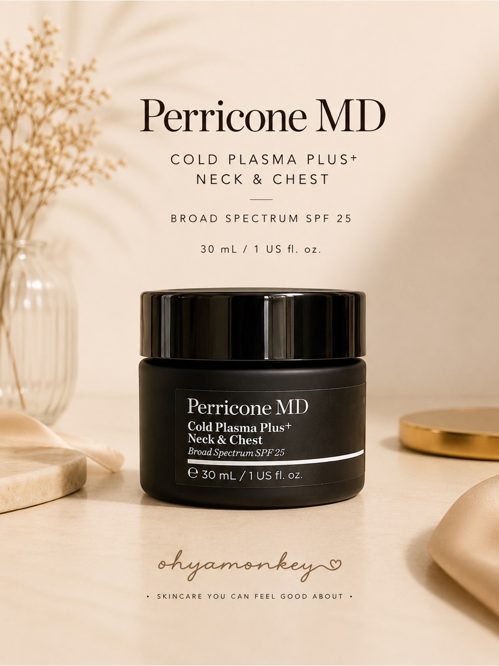 Perricone MD Cold Plasma Plus+ Neck & Chest SPF 25 EXP: 02/2027 $95
